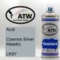 Preview: Audi, Cosmos Silver Metallic, LK5Y: 400ml Sprühdose, von ATW Autoteile West.